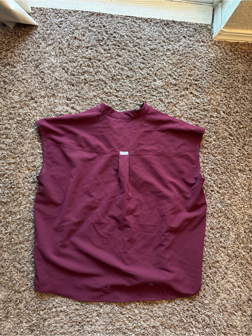 Figs Rafaela Scrub Top Large Raspberry - Picture 2 of 4